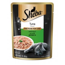 Sheba Pouch Tuna 70g, 100525204, cat Wet Food, Sheba, cat Food, catsmart, Food, Wet Food